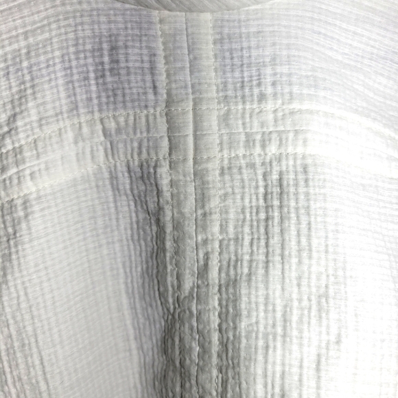 ❤️ 3 For $35 NEW Rachel Comey mock neck frame boxy top blouse shirt white 0 - Picture 9 of 12